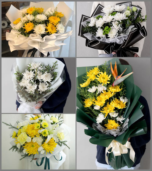 湖南永州祁阳县大忠桥镇蟠龙村白事花束代送